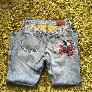 Madewell perfect summer jean strawberry